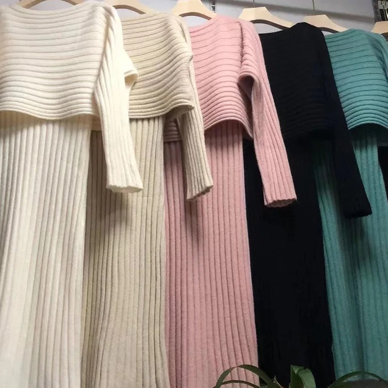 My Knitted Sweater Dress (Two in One Styled)