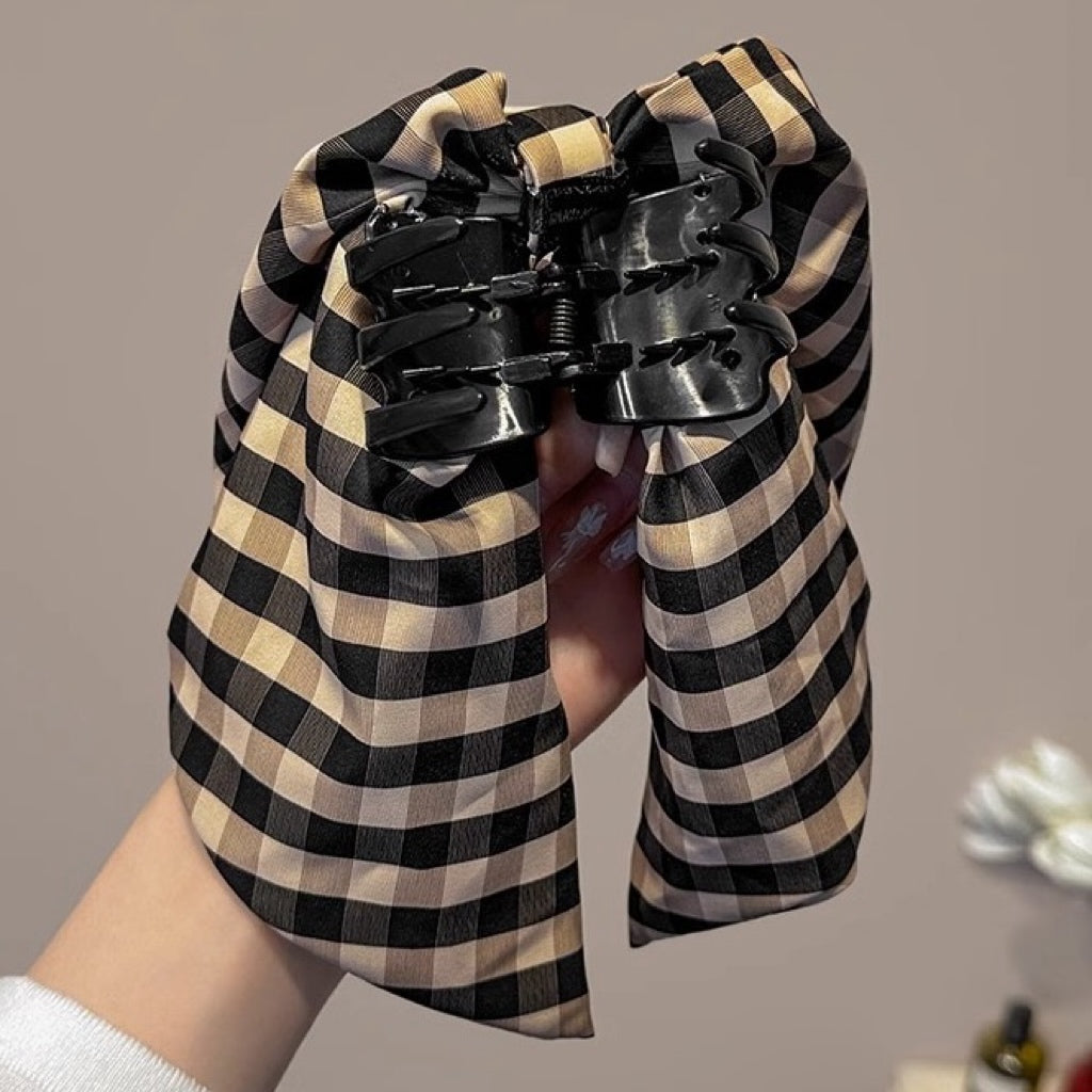 Checkered Bow Claw (Set of 2)