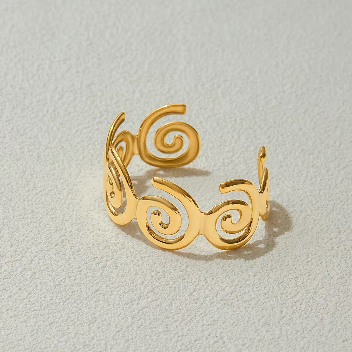 Gold Swirl Cuff