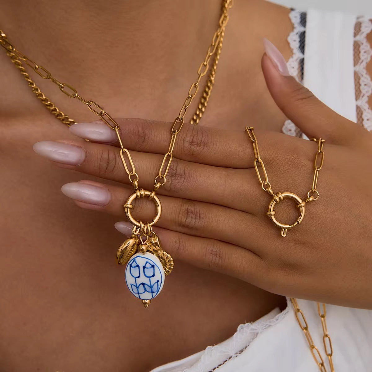 Charms Link Necklace