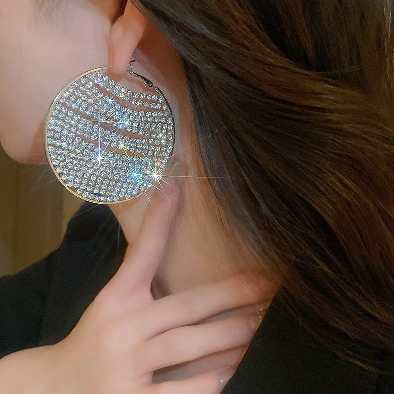 The Diamante Hoops