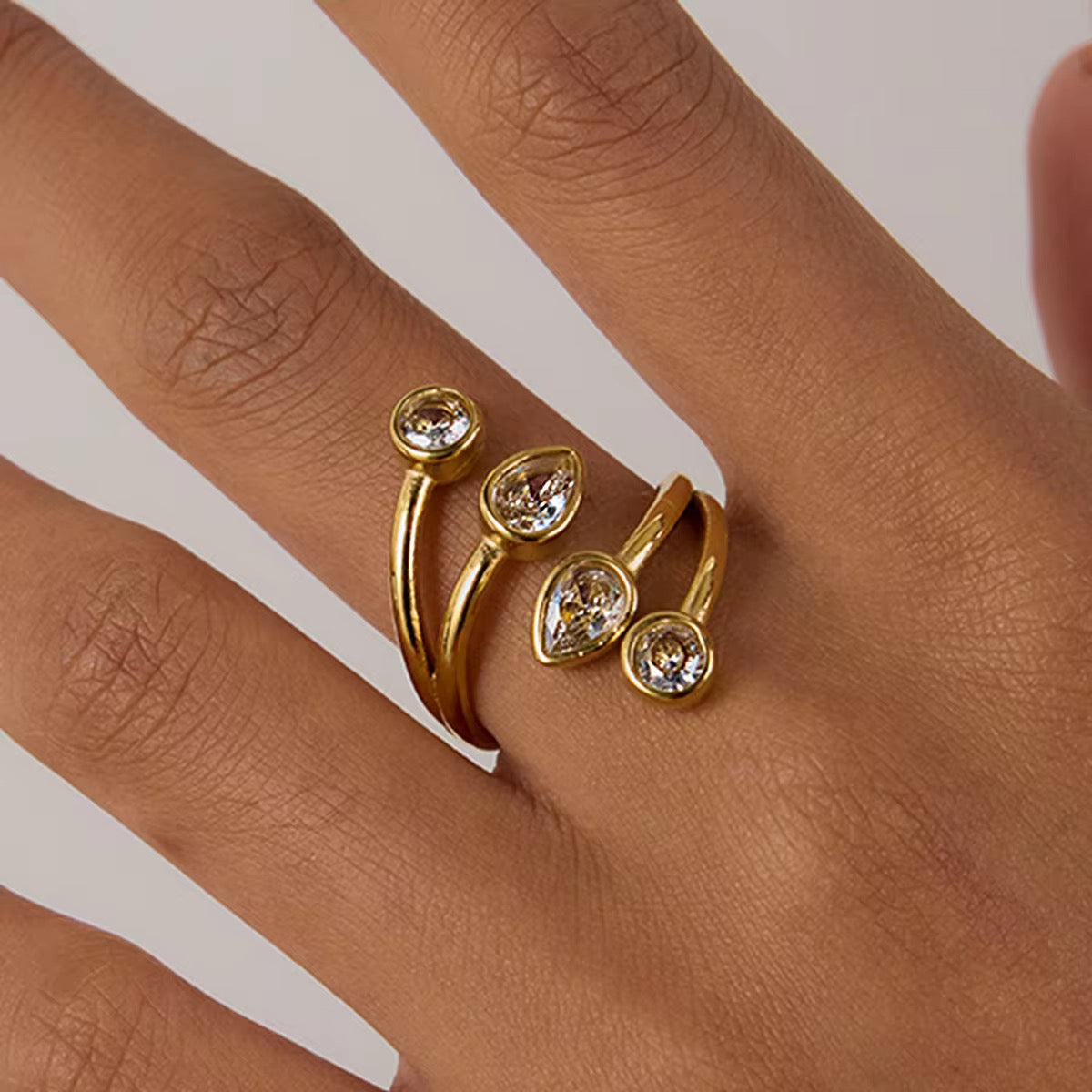 Teardrop Trail Ring