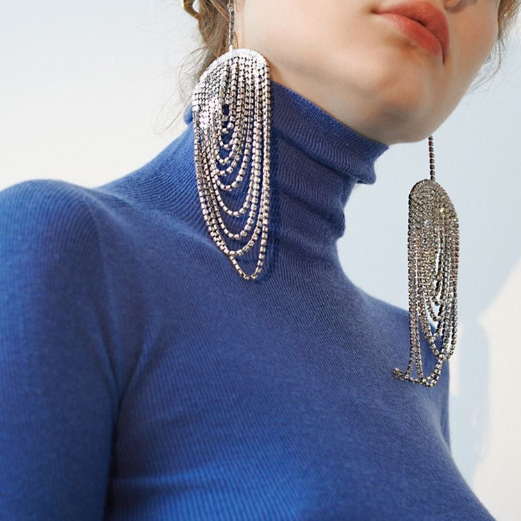 My Rhinestone Fringe (Silver)