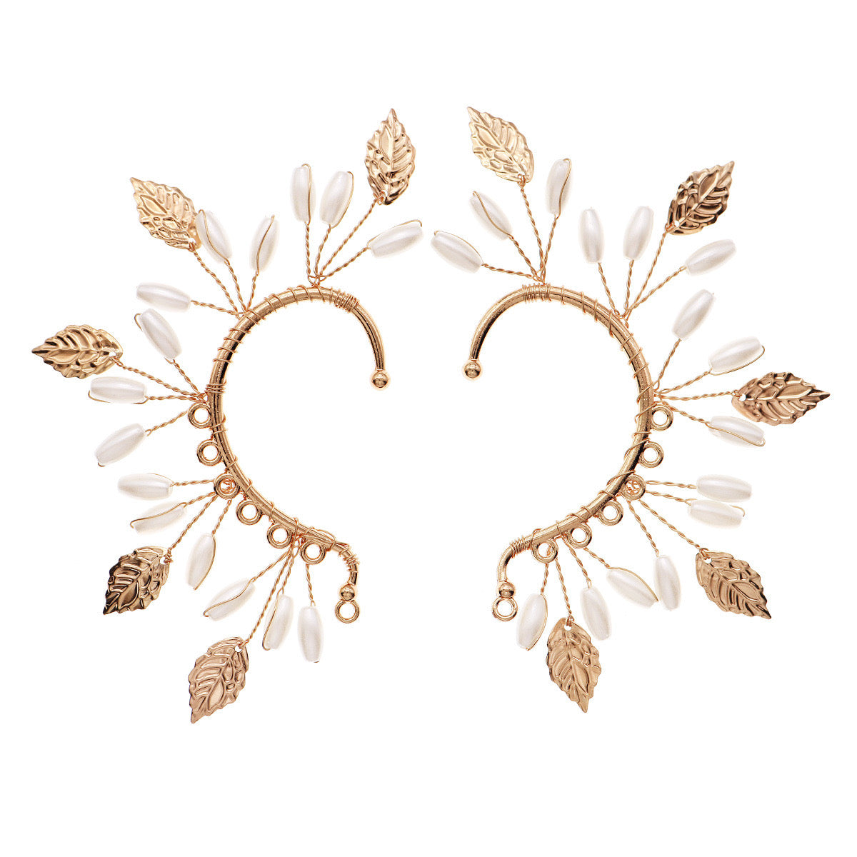 Pearl Ivy Ear Cuffs