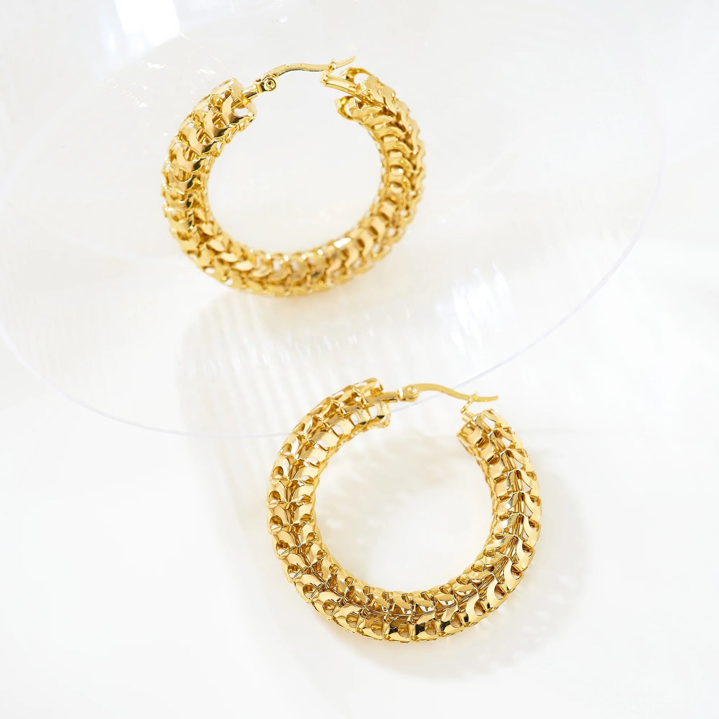 My Vintage Monet Hoops (Gold)