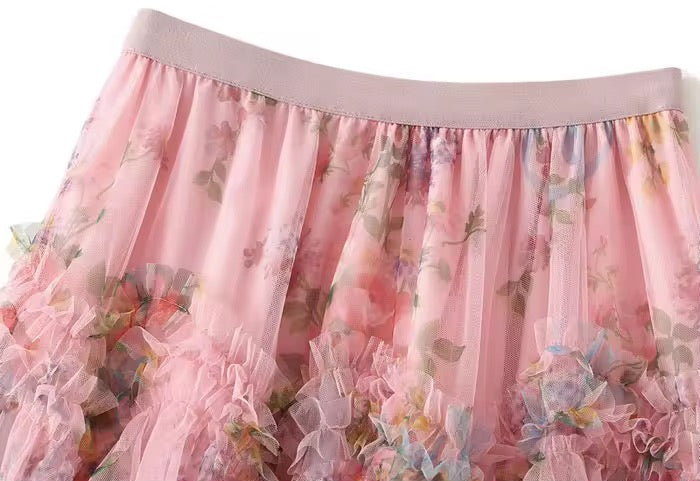 Ruffle Bloom Skirt