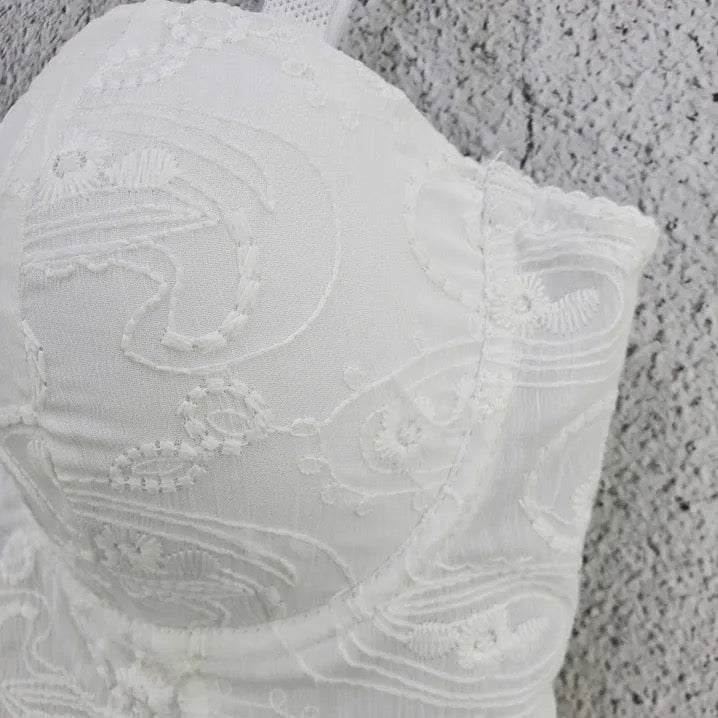 My Vintage Lace Glaze (Embroidered Corset)