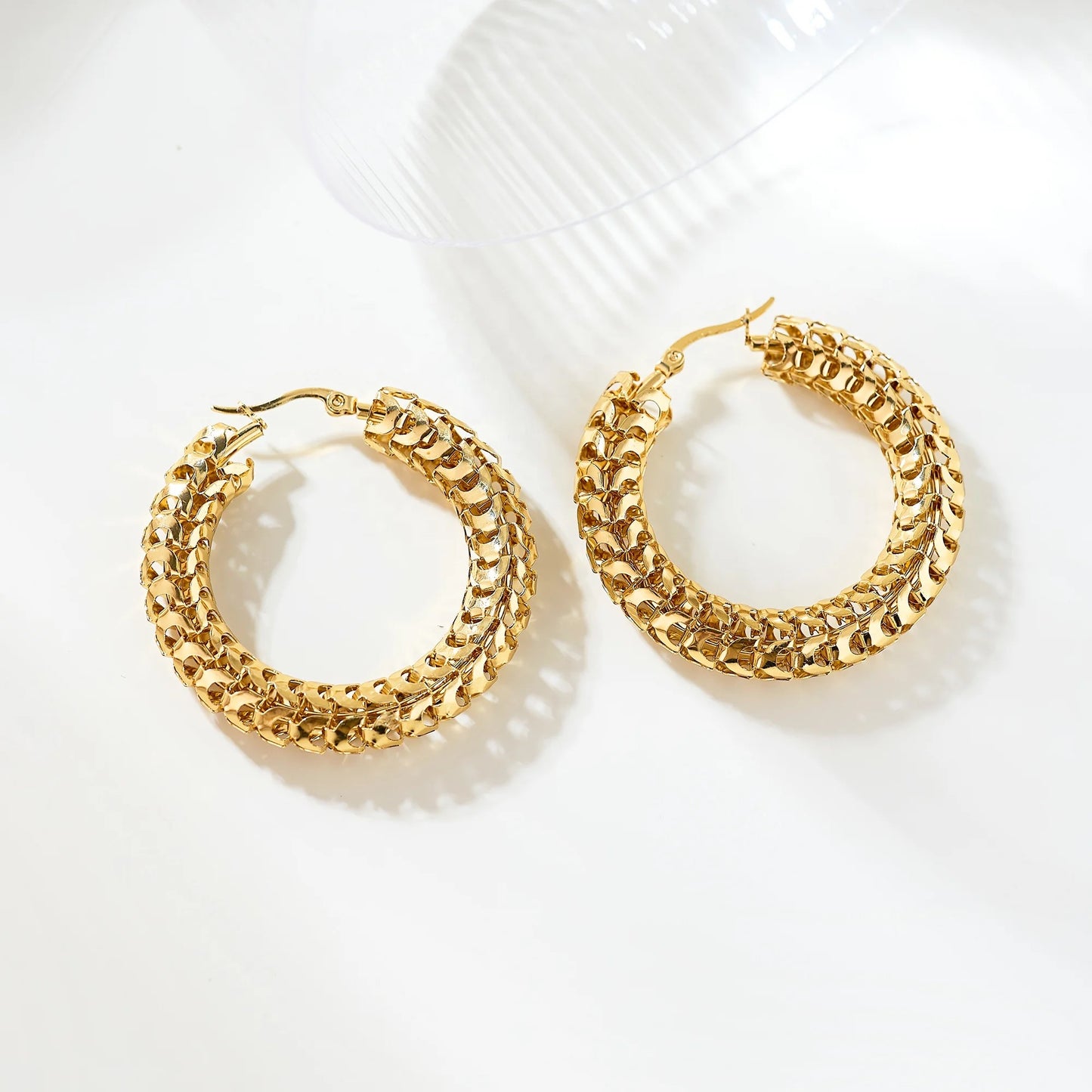 My Vintage Monet Hoops (Gold)