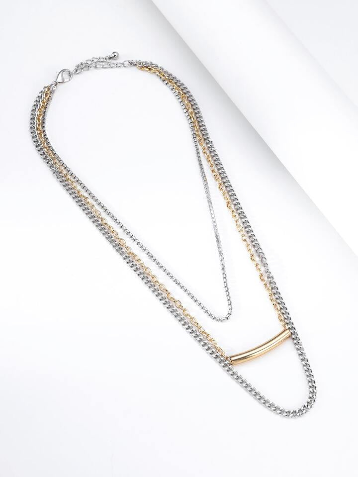 KAMYA PUNJABI - Triple Layered Dual Color Neckpiece