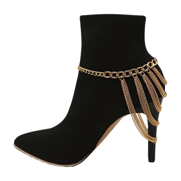 Anklet Boot Chains (Gold)