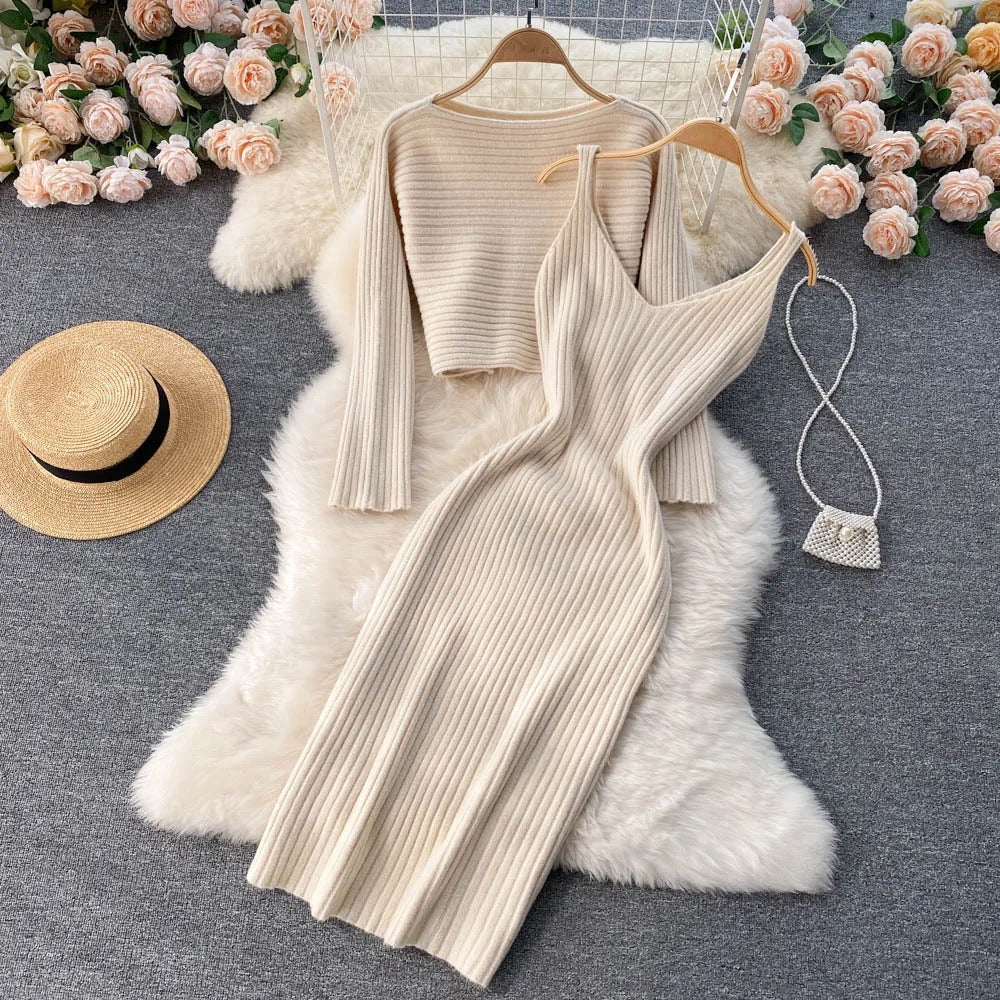 My Knitted Sweater Dress (Two in One Styled)