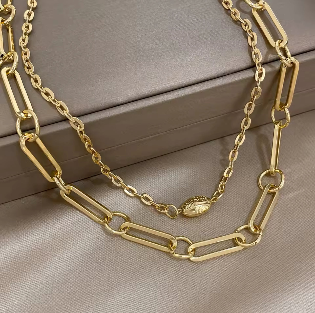 Chunky Two in One Necklace