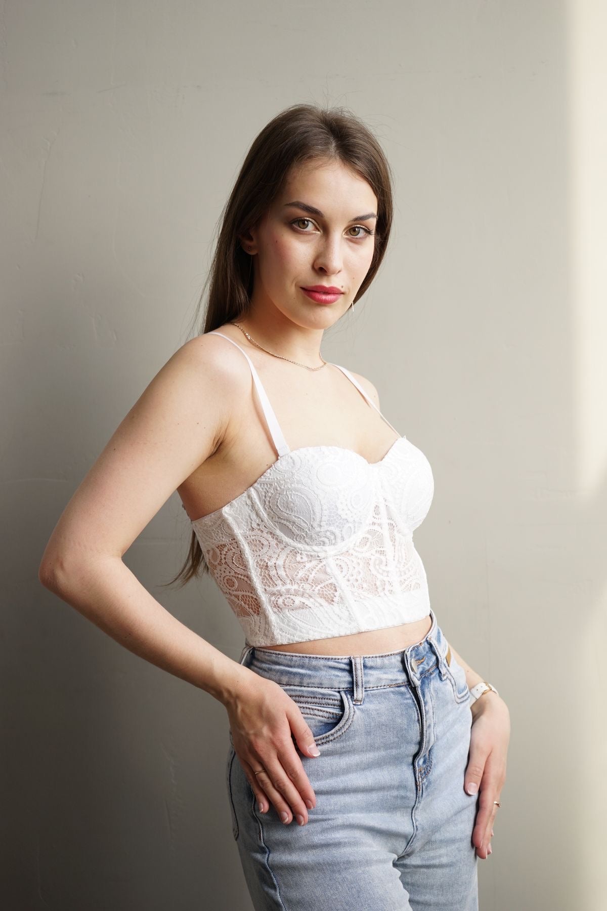 My Vintage Lace Glaze (Embroidered Corset)