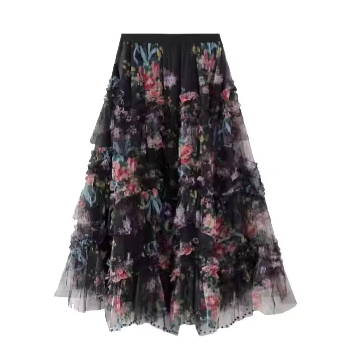 Ruffle Bloom Skirt