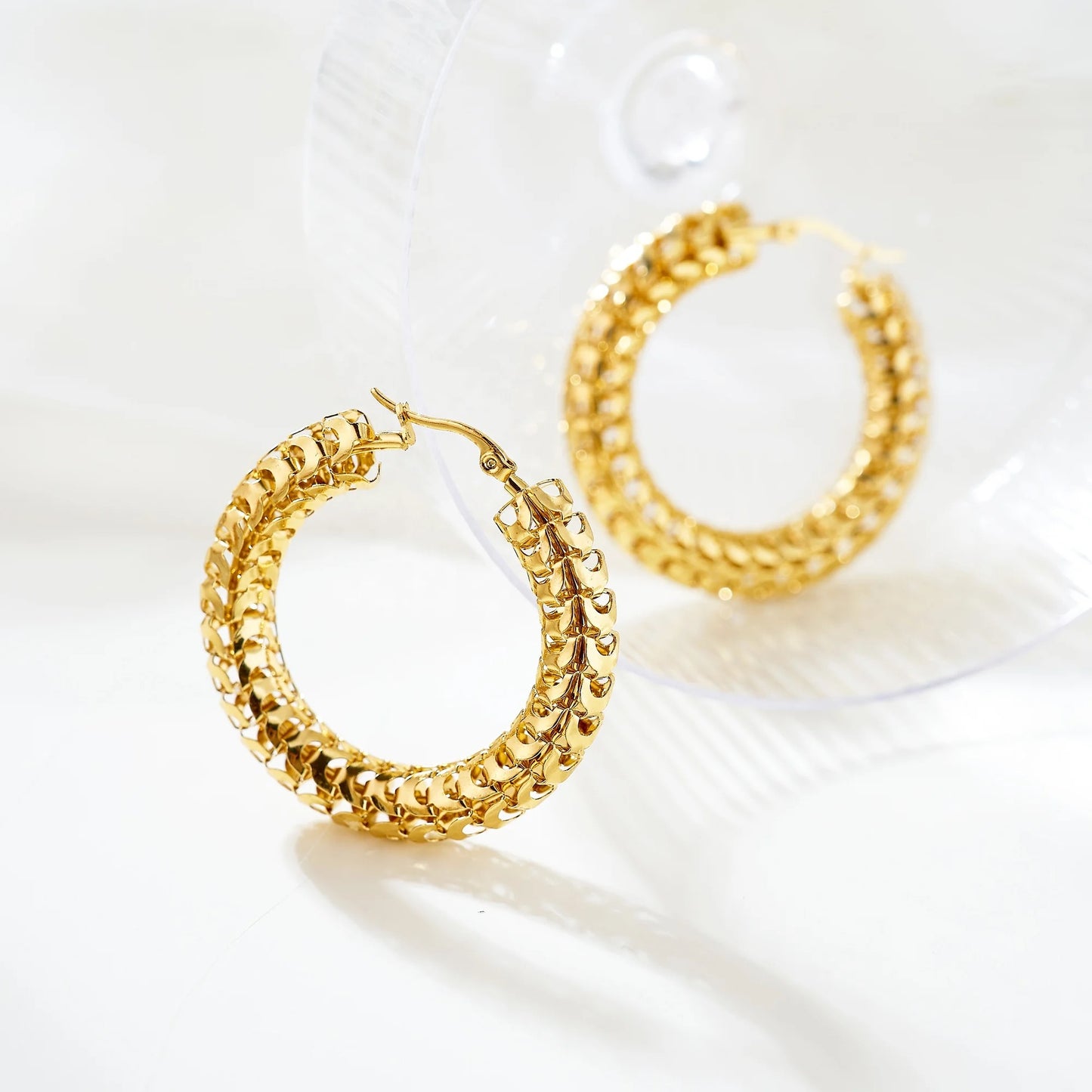 My Vintage Monet Hoops (Gold)