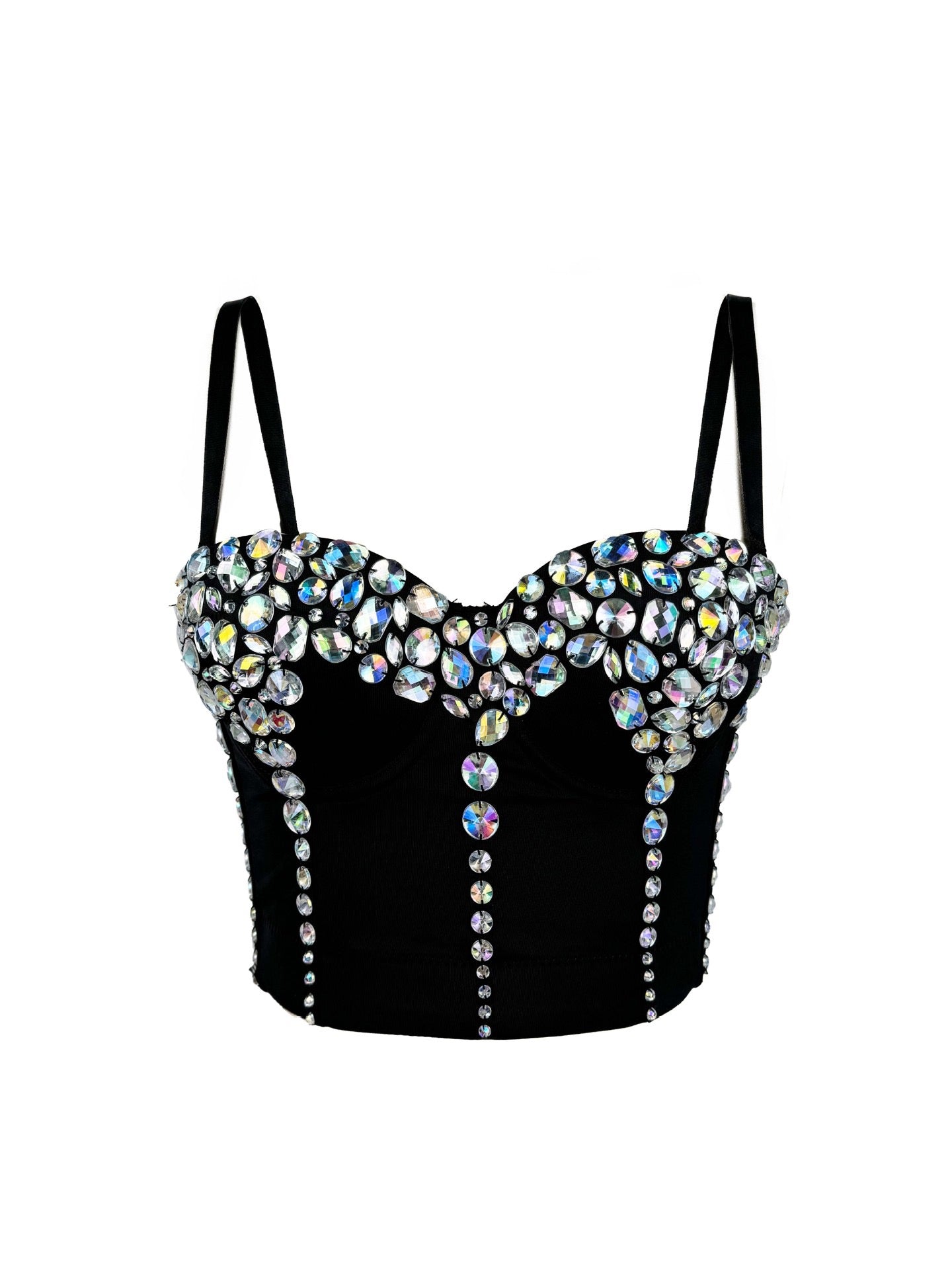 Bling Midnight Sky (Handmade Bejeweled Corset)