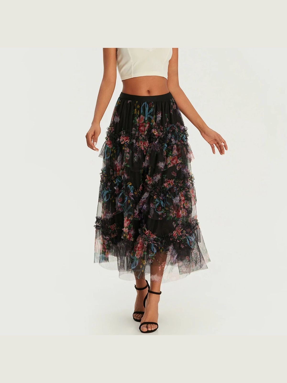 Ruffle Bloom Skirt