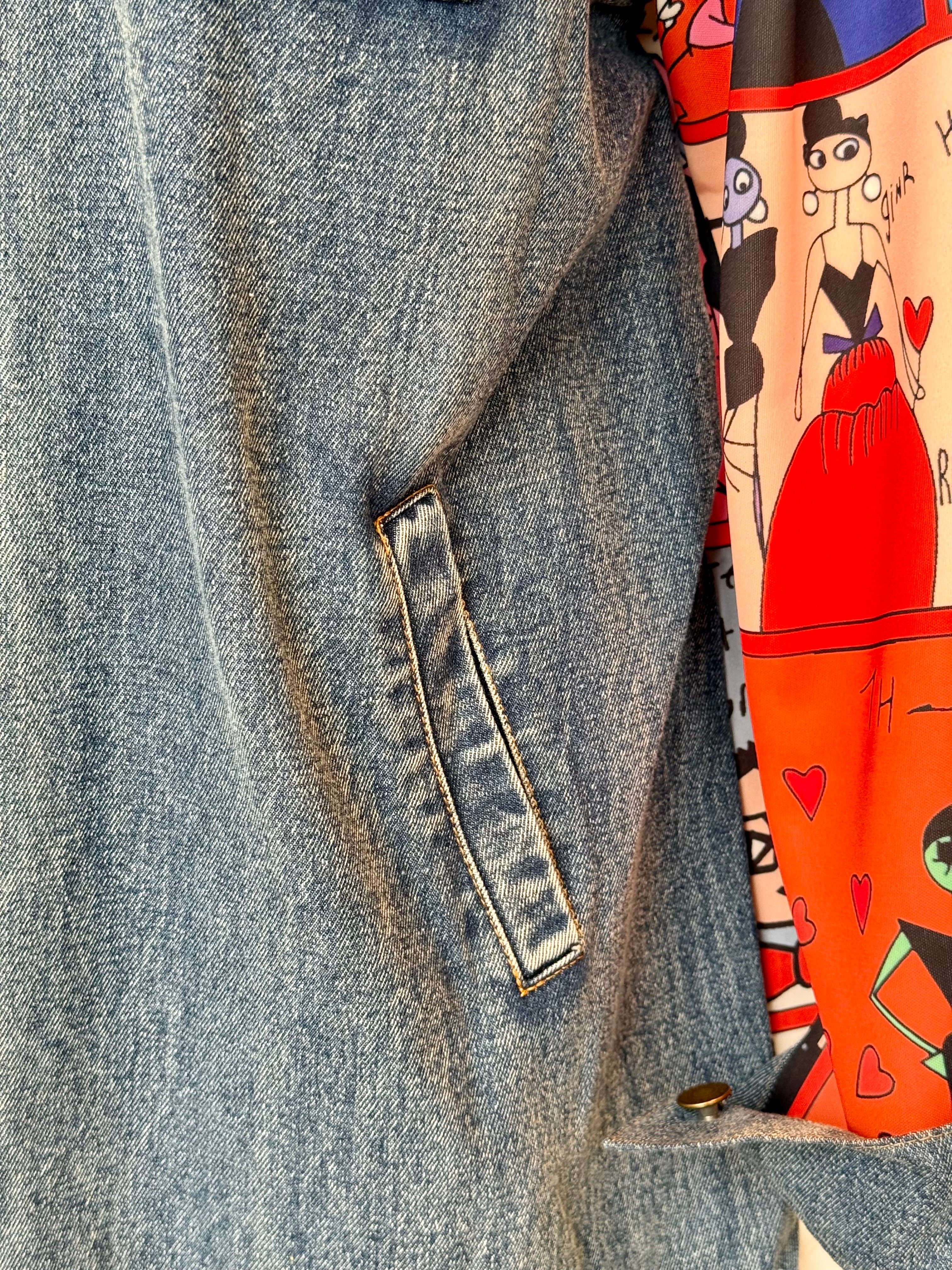 Illustrated Chic (Trench Coat/Dress Denim)