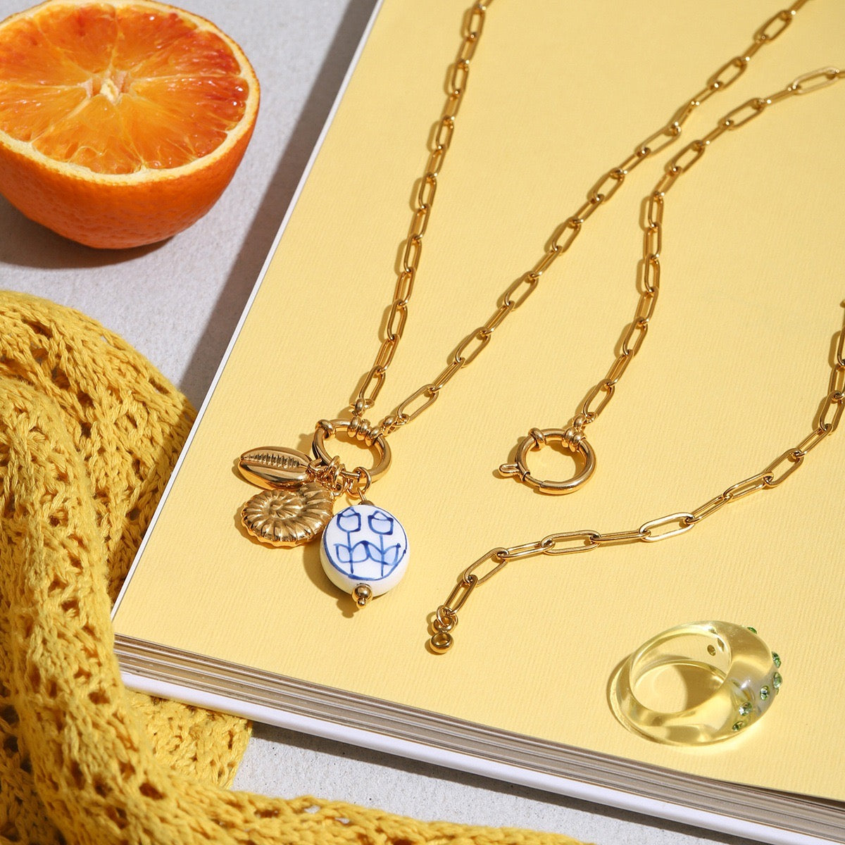 Charms Link Necklace