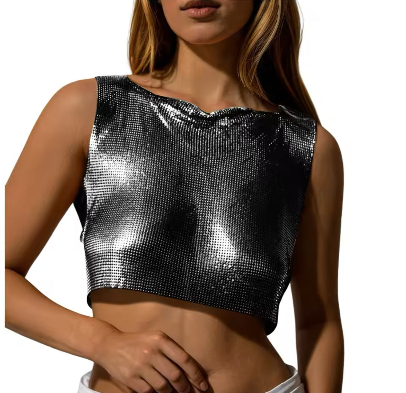 Metal Tank Top (Body Jewelry Top)
