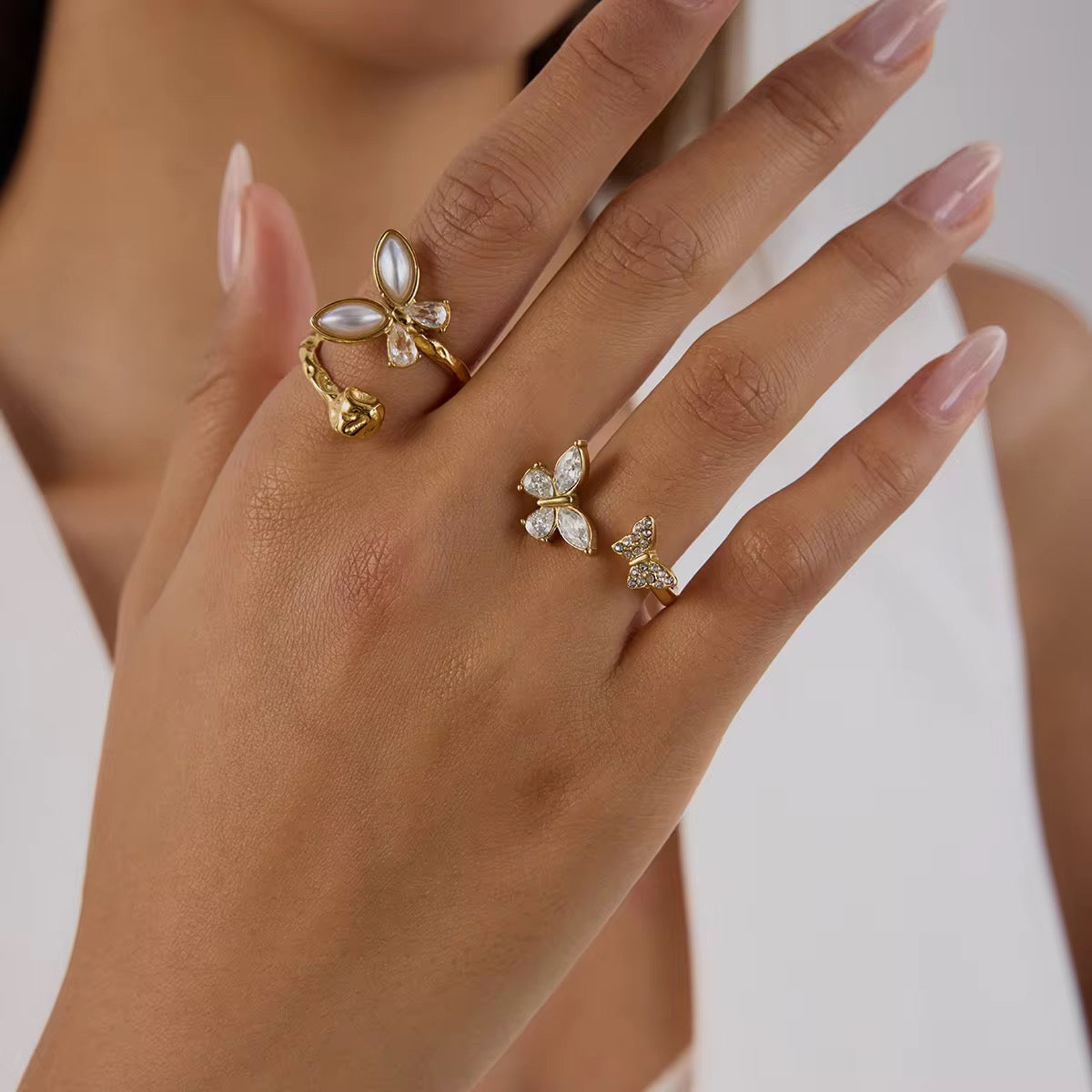Pearl Flutter Ring