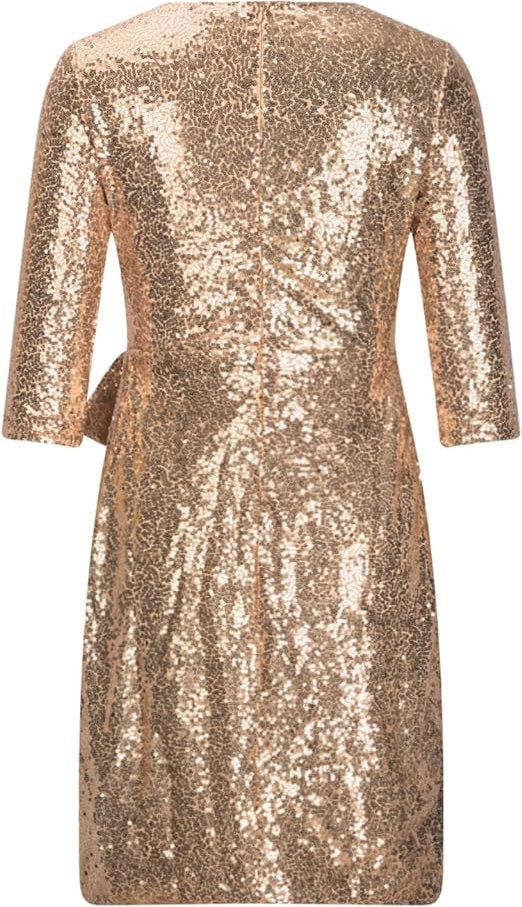 Champange Pink sequence dress
