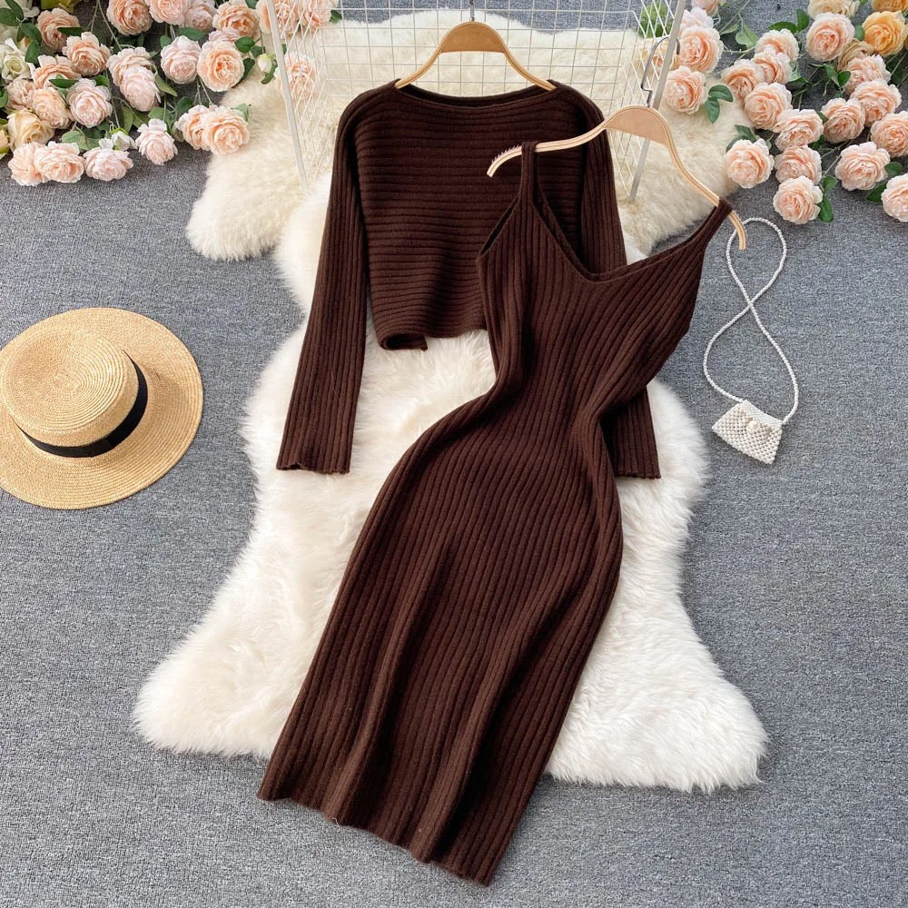 My Knitted Sweater Dress (Two in One Styled)