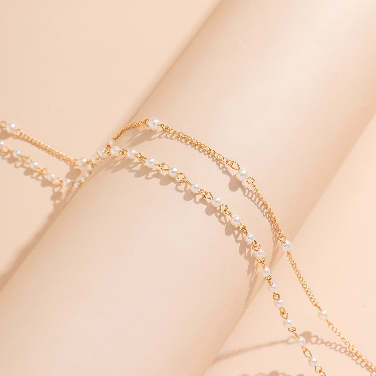Pearl Whisper Waist Chain (Gold)