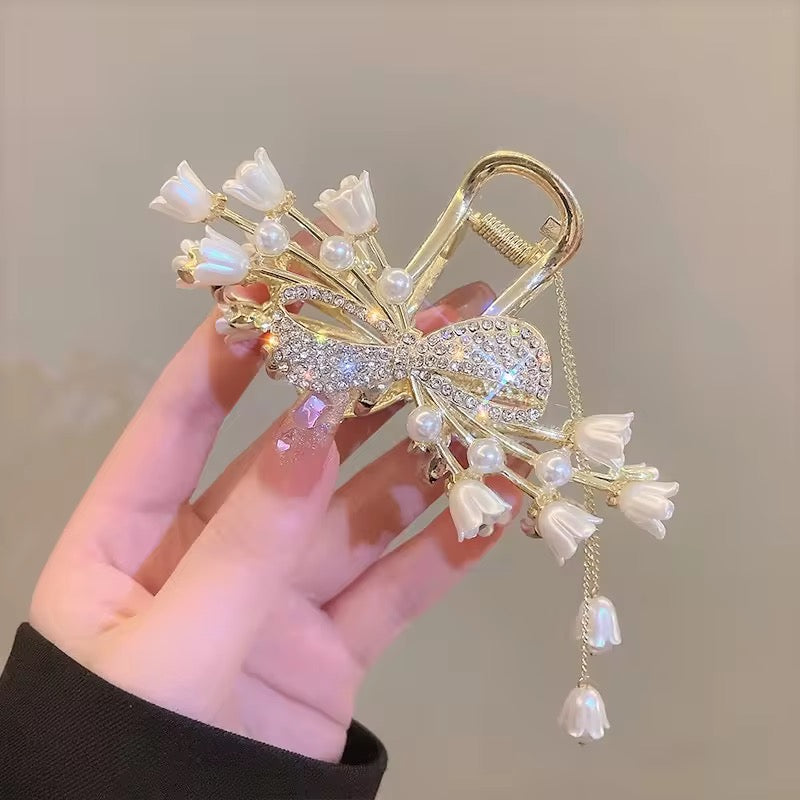 Luxe Bloom Bow (Claw Clip)