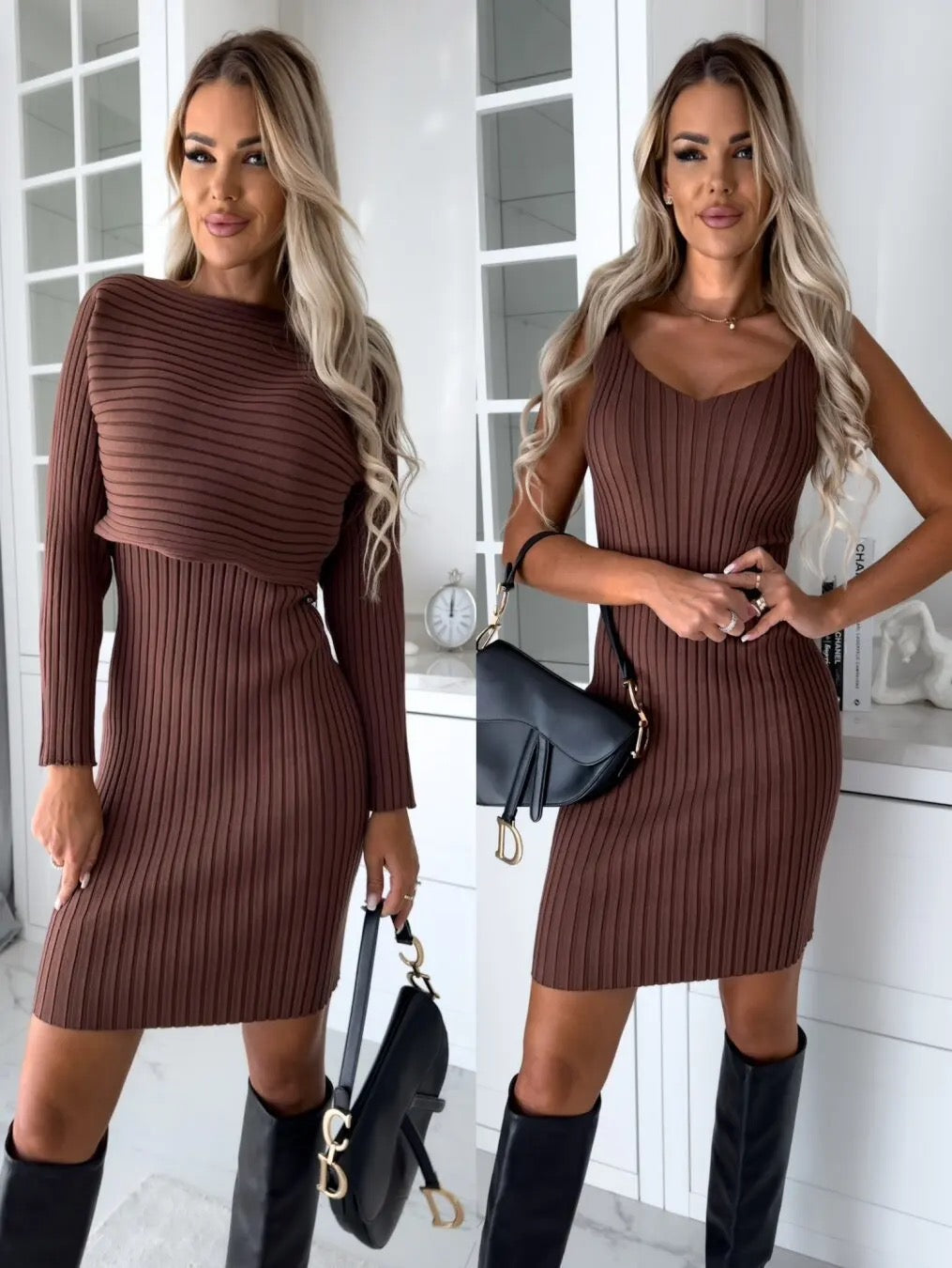 My Knitted Sweater Dress (Two in One Styled)