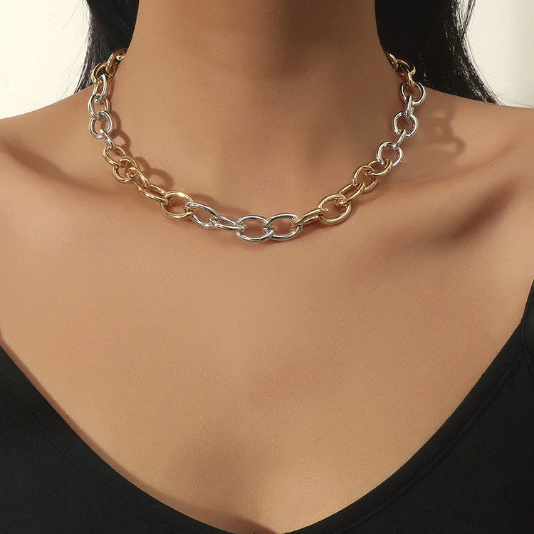 Two Tone Link Necklace