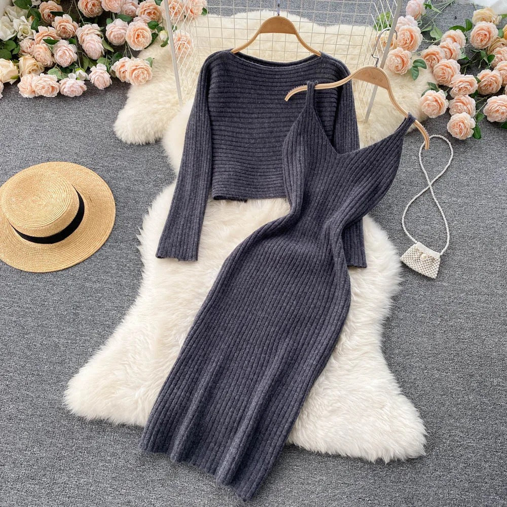 My Knitted Sweater Dress (Two in One Styled)