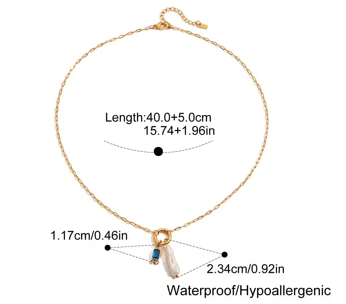 Pearl Pop Charms Necklace