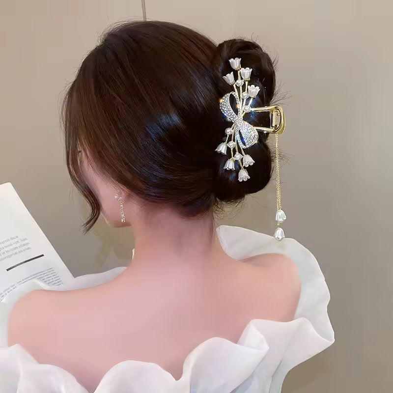 Luxe Bloom Bow (Claw Clip)