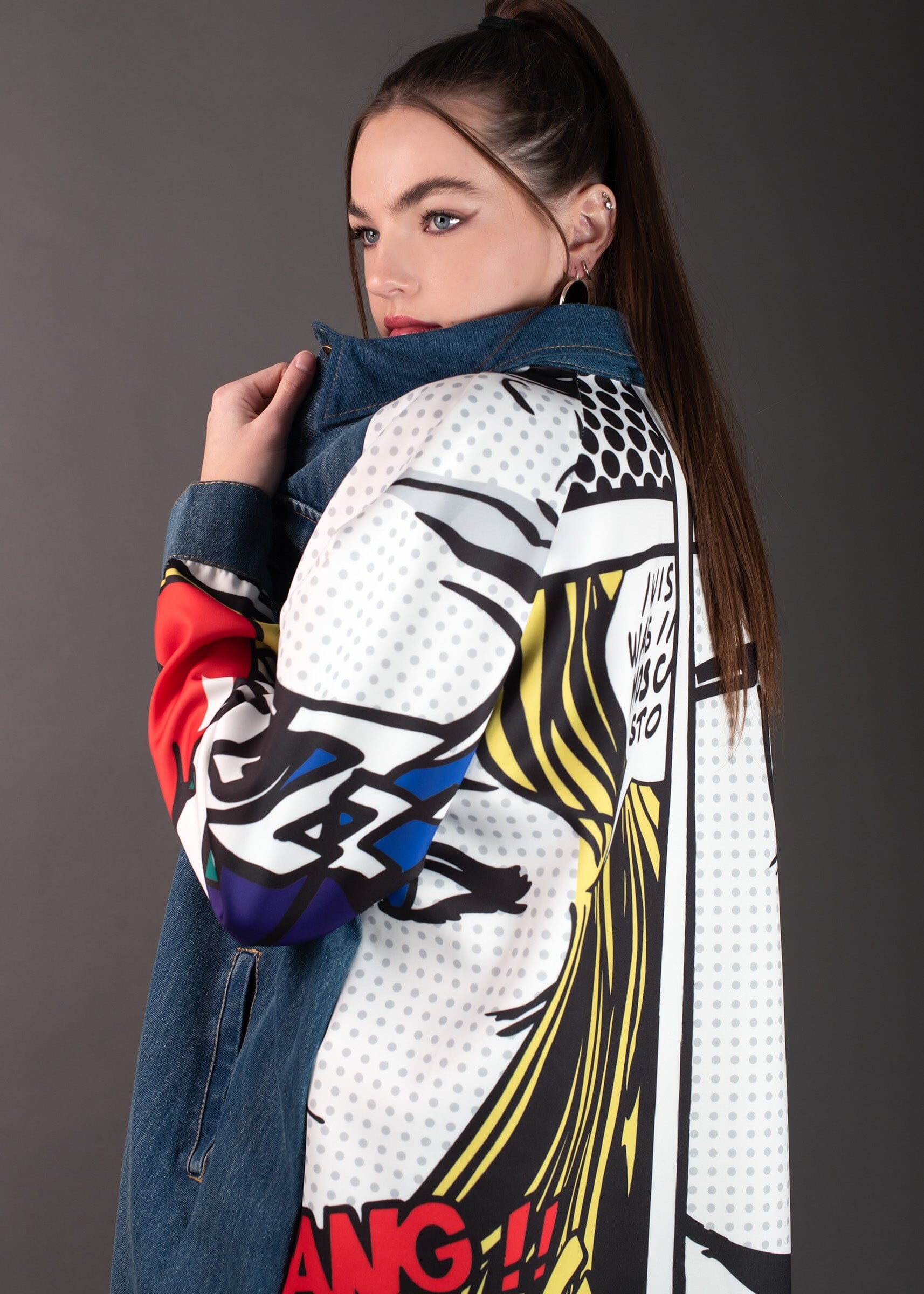 Illustrated Chic (Trench Coat/Dress Denim)