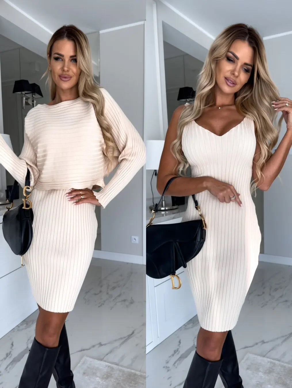 My Knitted Sweater Dress (Two in One Styled)