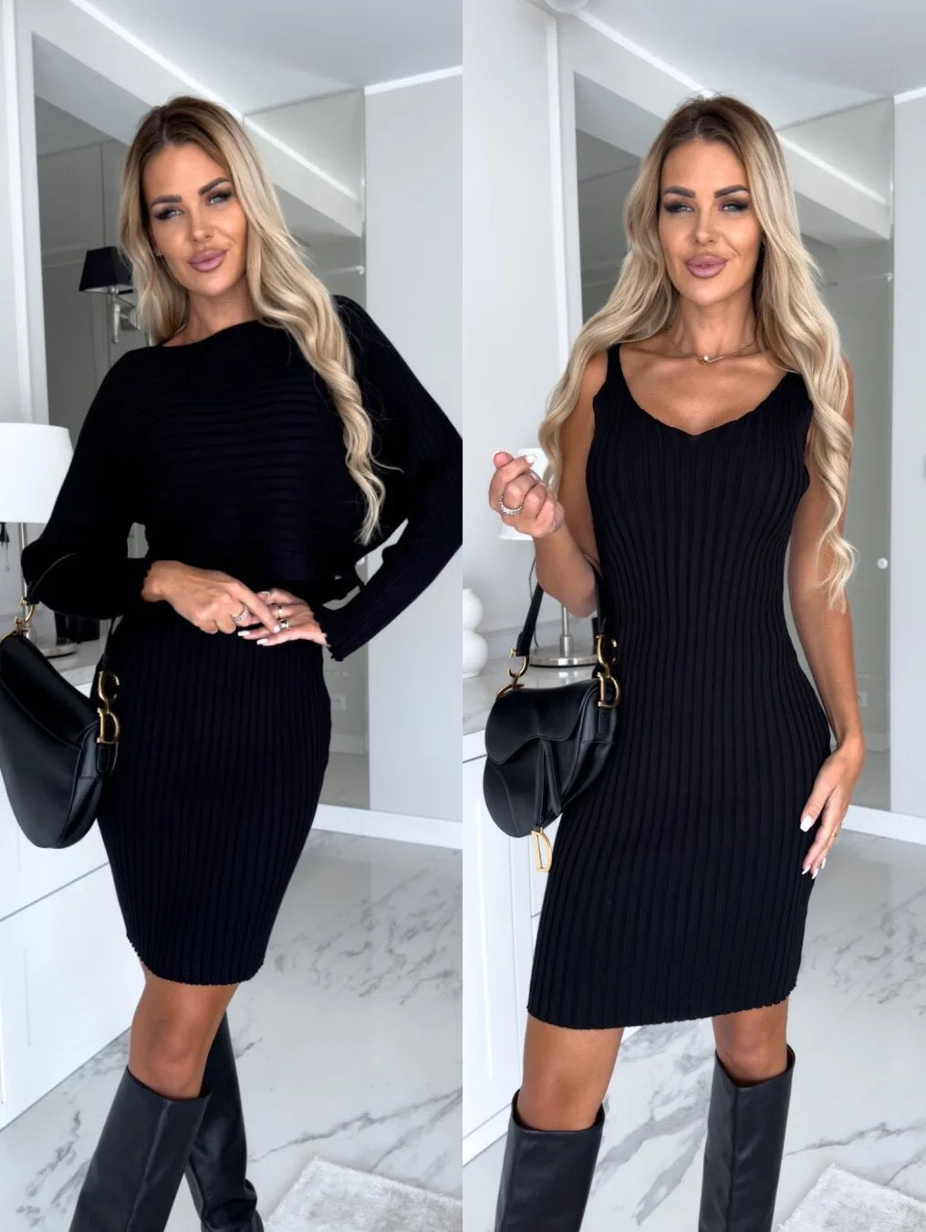 My Knitted Sweater Dress (Two in One Styled)