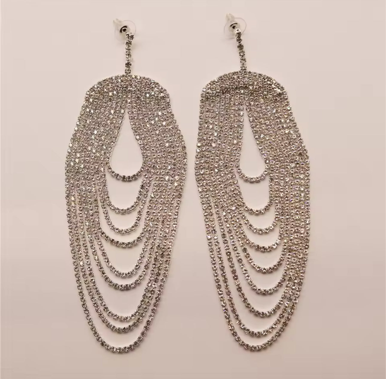 My Rhinestone Fringe (Silver)