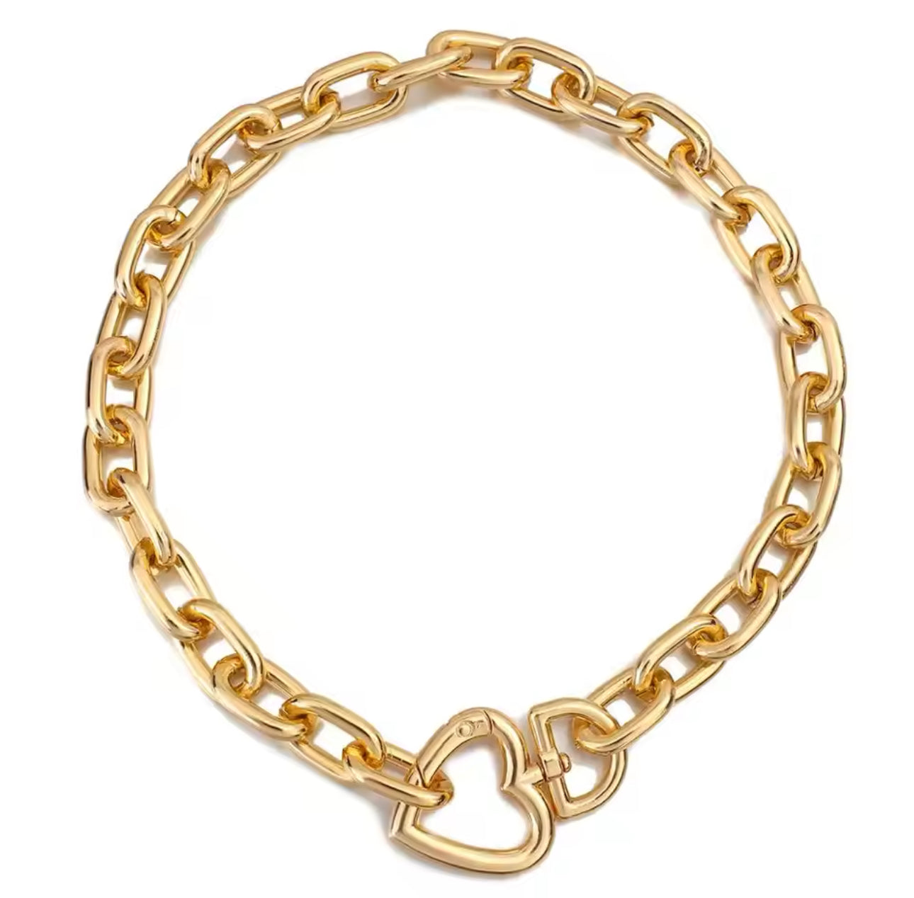 Bold Heart Hook In Gold