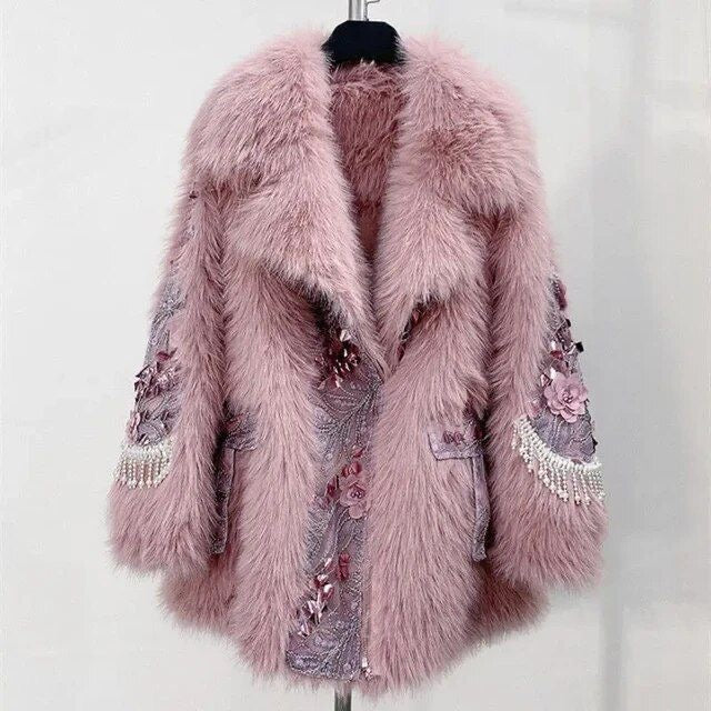 Fur Bling Luxe Coat