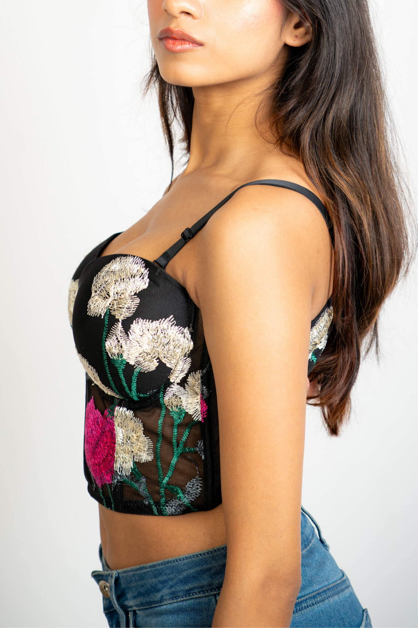 Midnight Bloom Corset