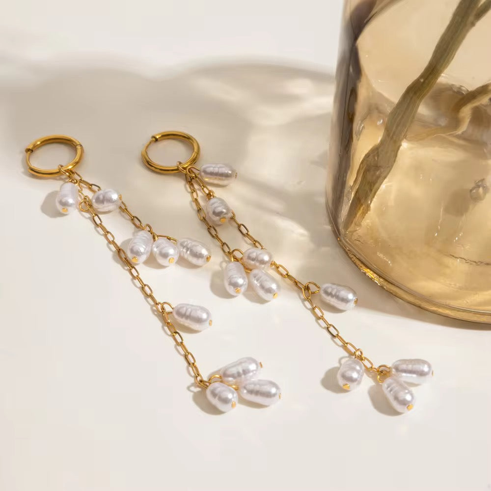 Pearl Chain Dangles