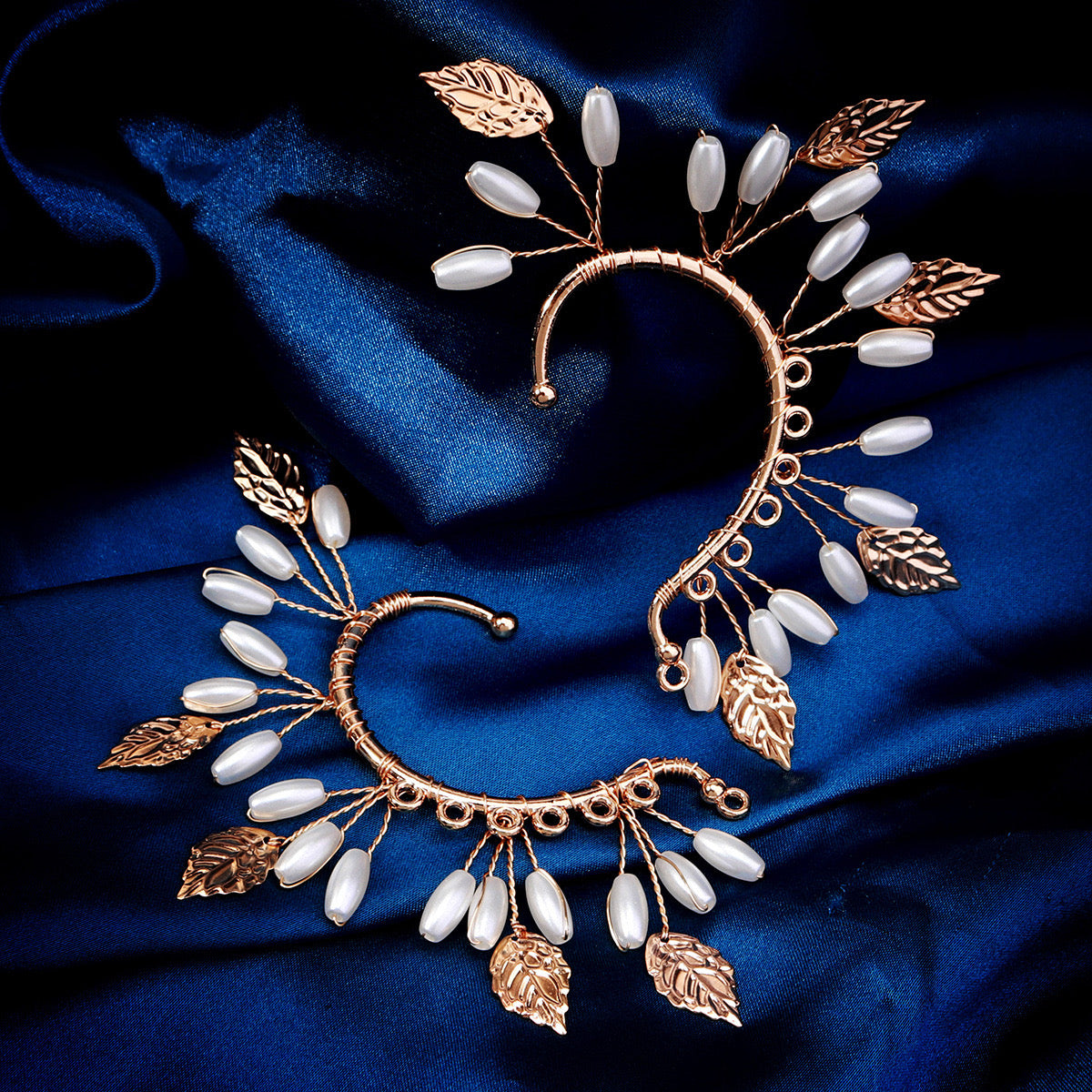 Pearl Ivy Ear Cuffs