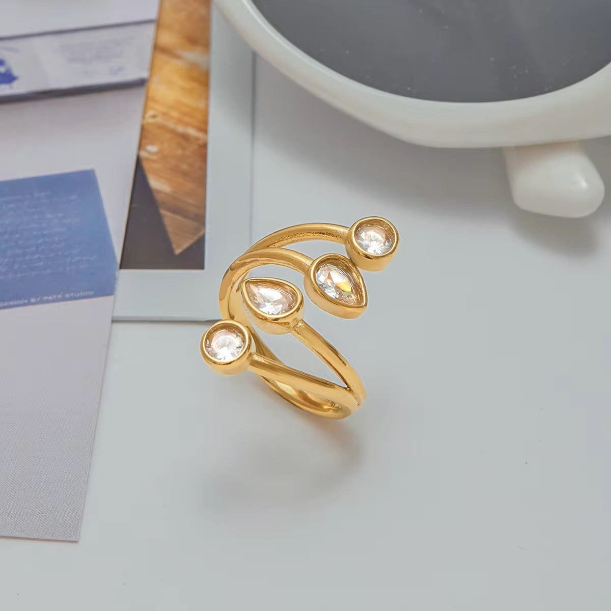 Teardrop Trail Ring