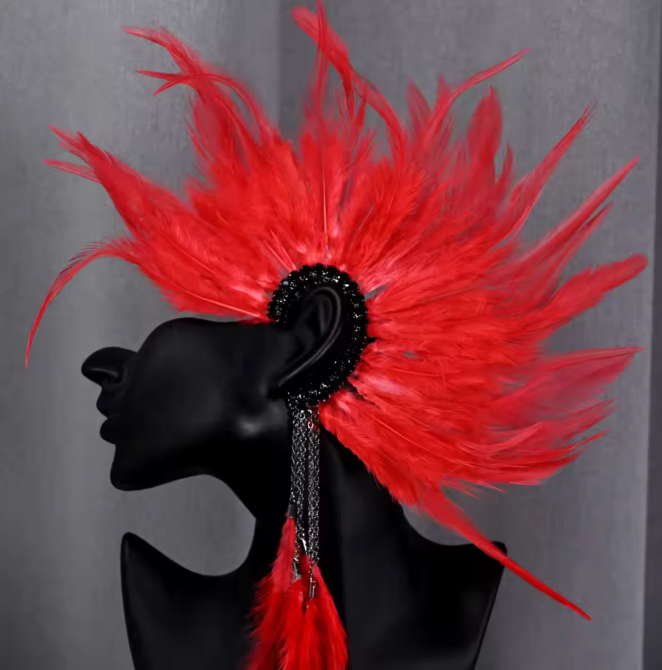 Phoenix Feather Ear Cuff (Single)