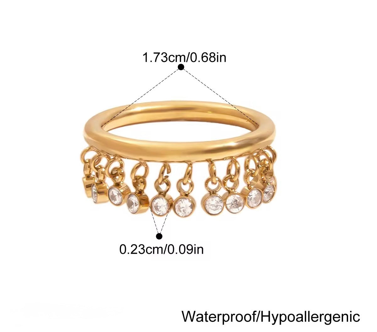 Bling Drops Ring