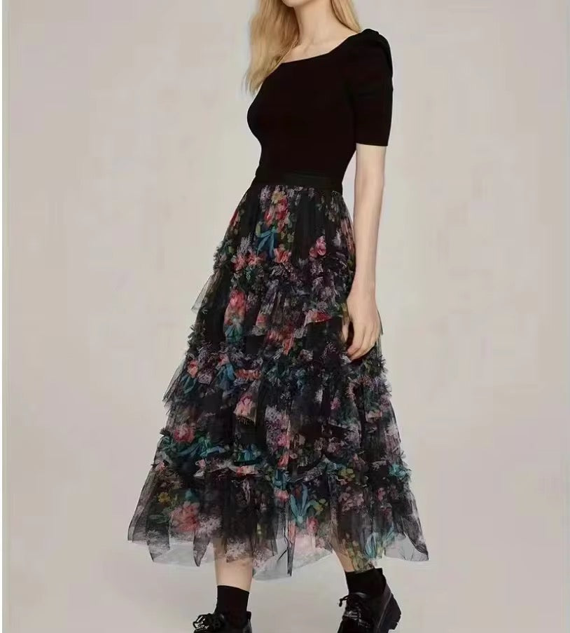 Ruffle Bloom Skirt