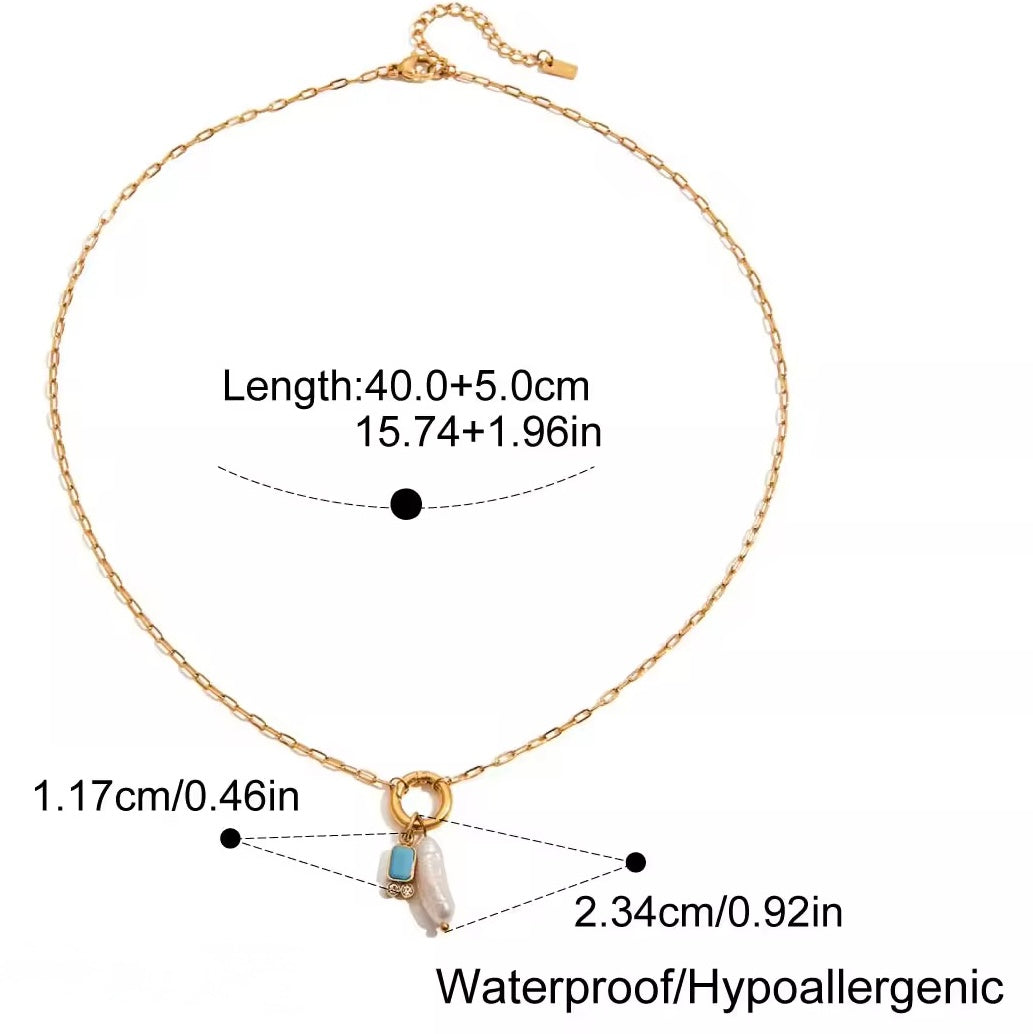 Pearl Pop Charms Necklace