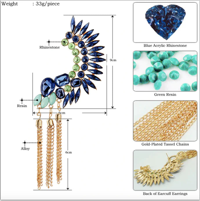 Azure Diva Ear Cuff (Single)