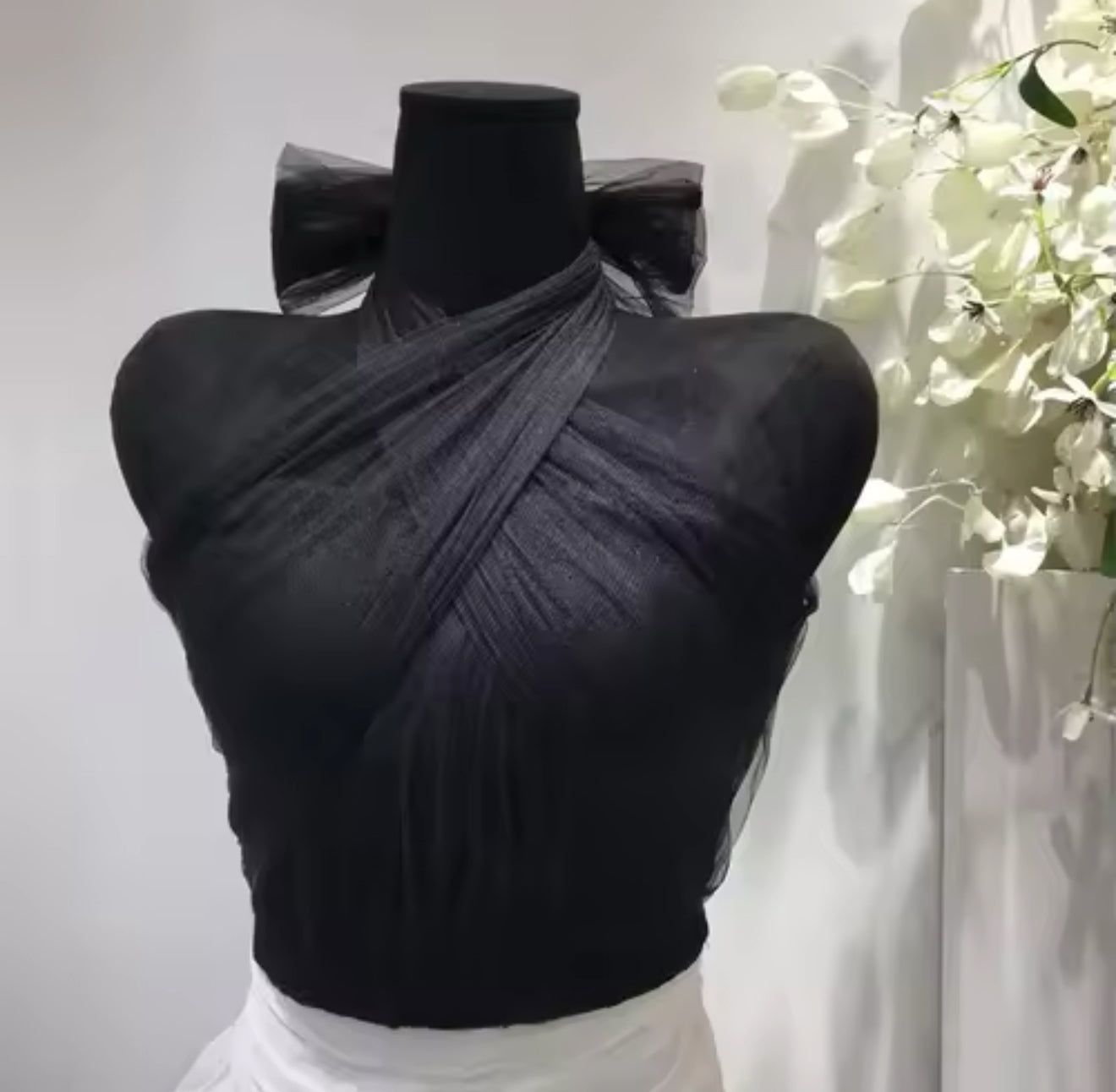 Halter Bustier (Baby Pink, White, Black)
